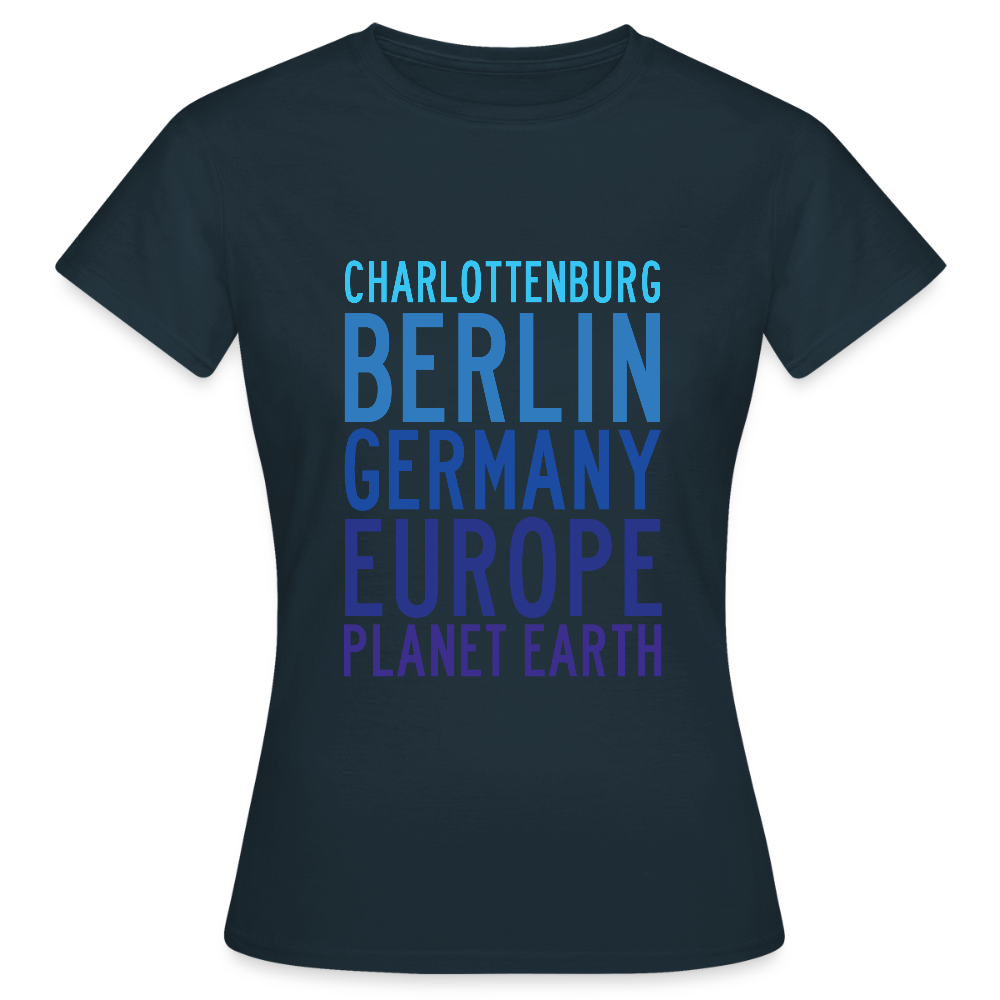 Charlottenburg - Earth - Frauen Premium T-Shirt - Navy