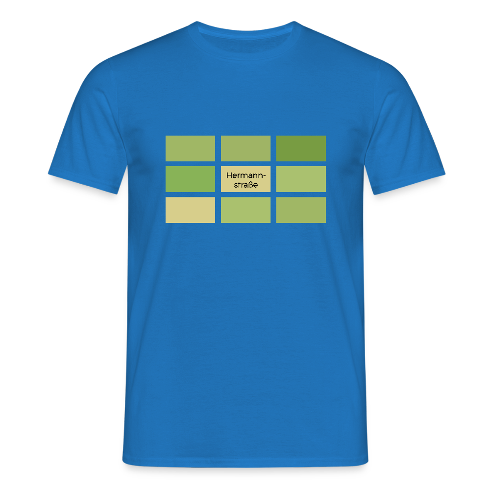 Hermanstrasse - Männer Premium T-Shirt - Royalblau