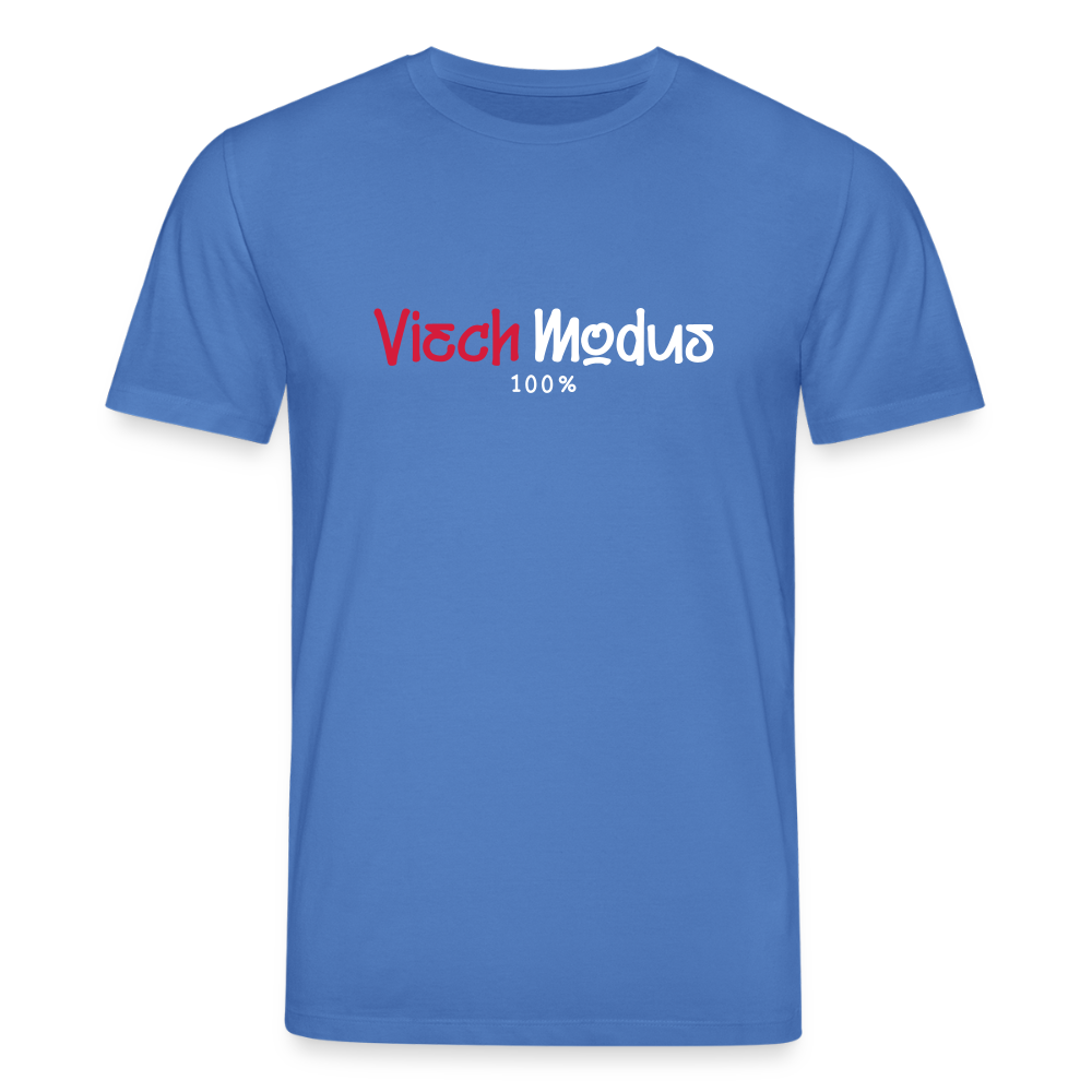 Viech Modus 100% - Unisex Bio T-Shirt - Achtsames Blau