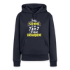 Lass Sonne rin, dit Jraue draußen! - Frauen Premium Hoodie - Navy