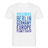 Kreuzberg - Planet Earth - Männer Premium T-Shirt - Weiß