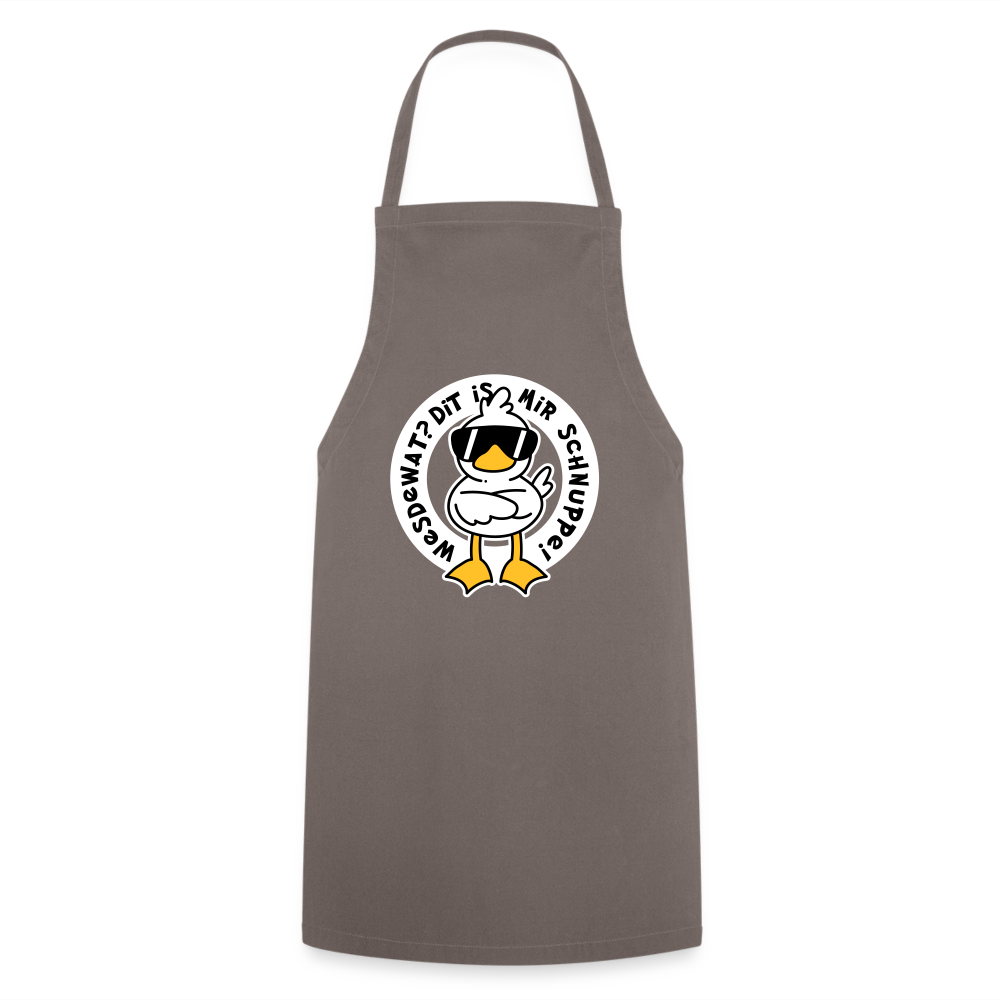 Wesdewat? - Kochschürze - Grau