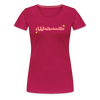Westschnitte - Frauen Premium T-Shirt - dunkles Pink
