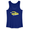 Die U-Bahn kommt - Frauen Bio Tank Top - Königsblau