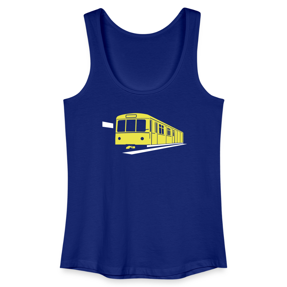 Die U-Bahn kommt - Frauen Bio Tank Top - Königsblau