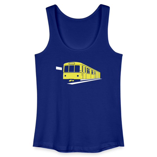 Die U-Bahn kommt - Frauen Bio Tank Top - Königsblau