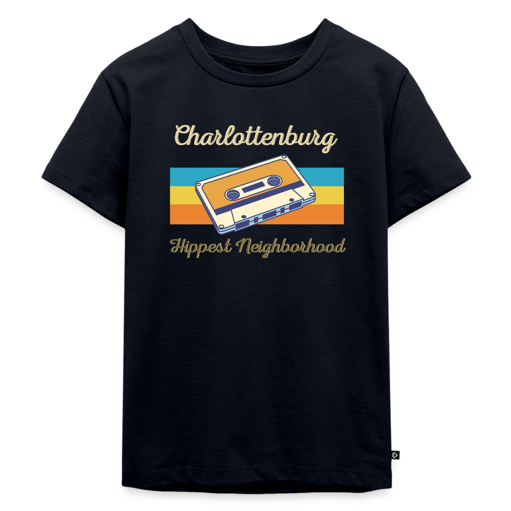 Charlottenburg Hippest Neighborhood - Kinder Premium T-Shirt - Navy