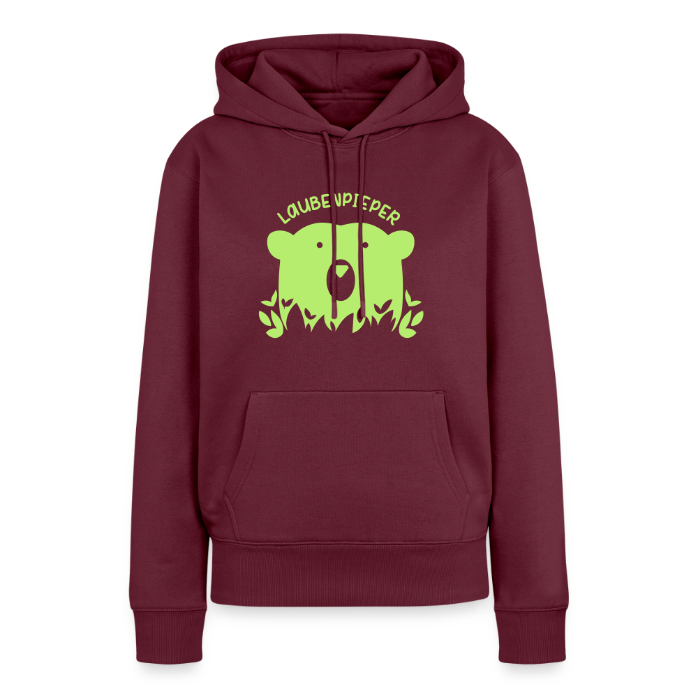 Laubenpieper - Frauen Premium Hoodie - Burgunderrot