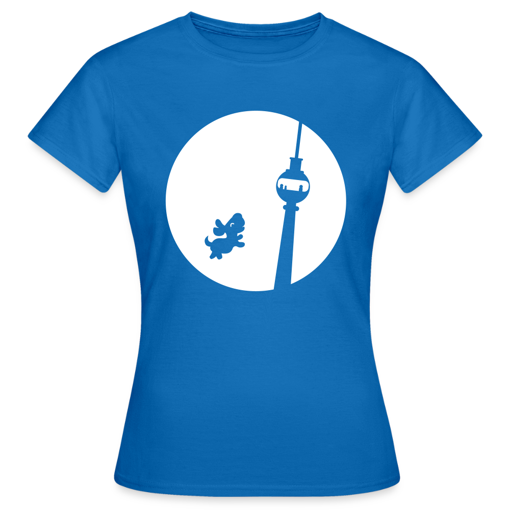 Hund am Fernsehturm - Frauen Premium T-Shirt - Royalblau