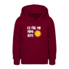 Ick fühl mir prima - Teenager Hoodie - Bordeaux