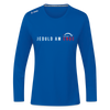 Jeduld am Ende - Frauen Sport Langarmshirt - Royalblau