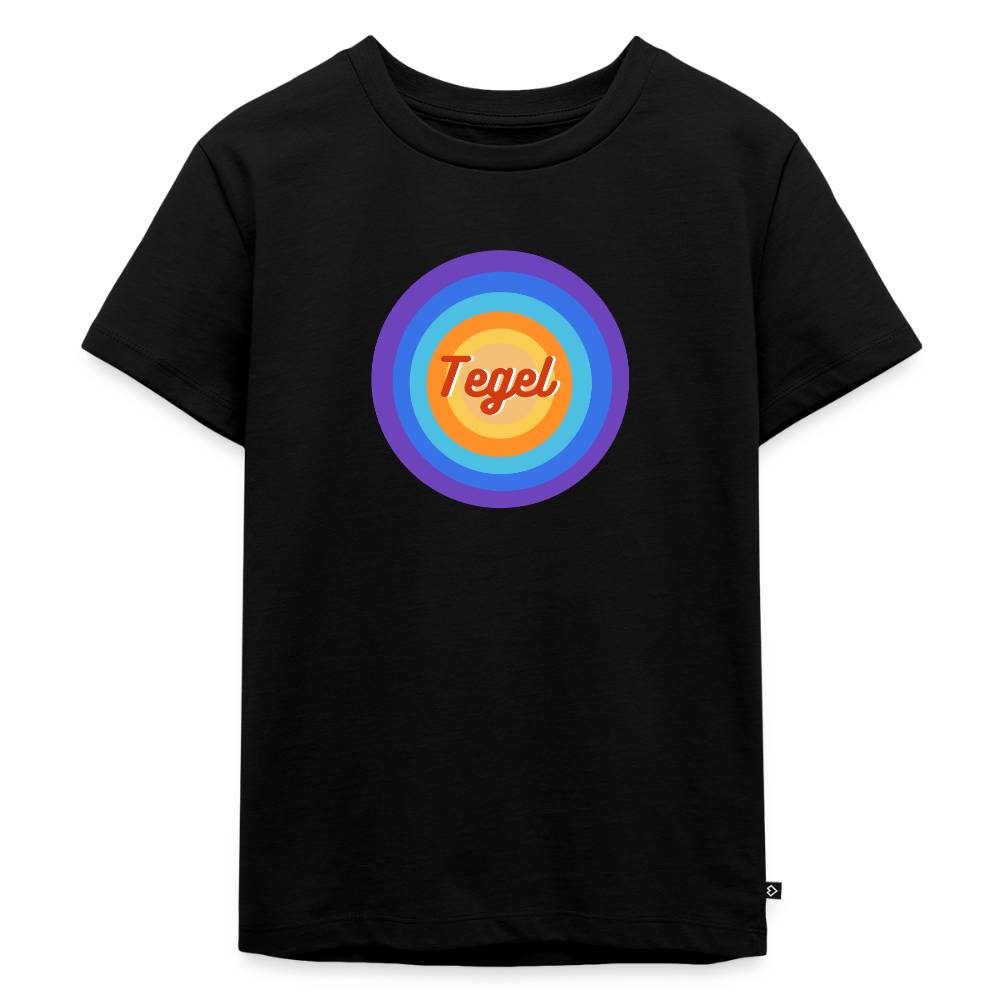 Tegel Retro - Kinder Premium T-Shirt - Schwarz