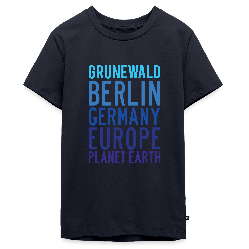 Grunewald Planet Earth - Teenager Premium T-Shirt - Navy