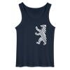 Berliner Bär im Netz - weiß - Männer Tank Top - Navy