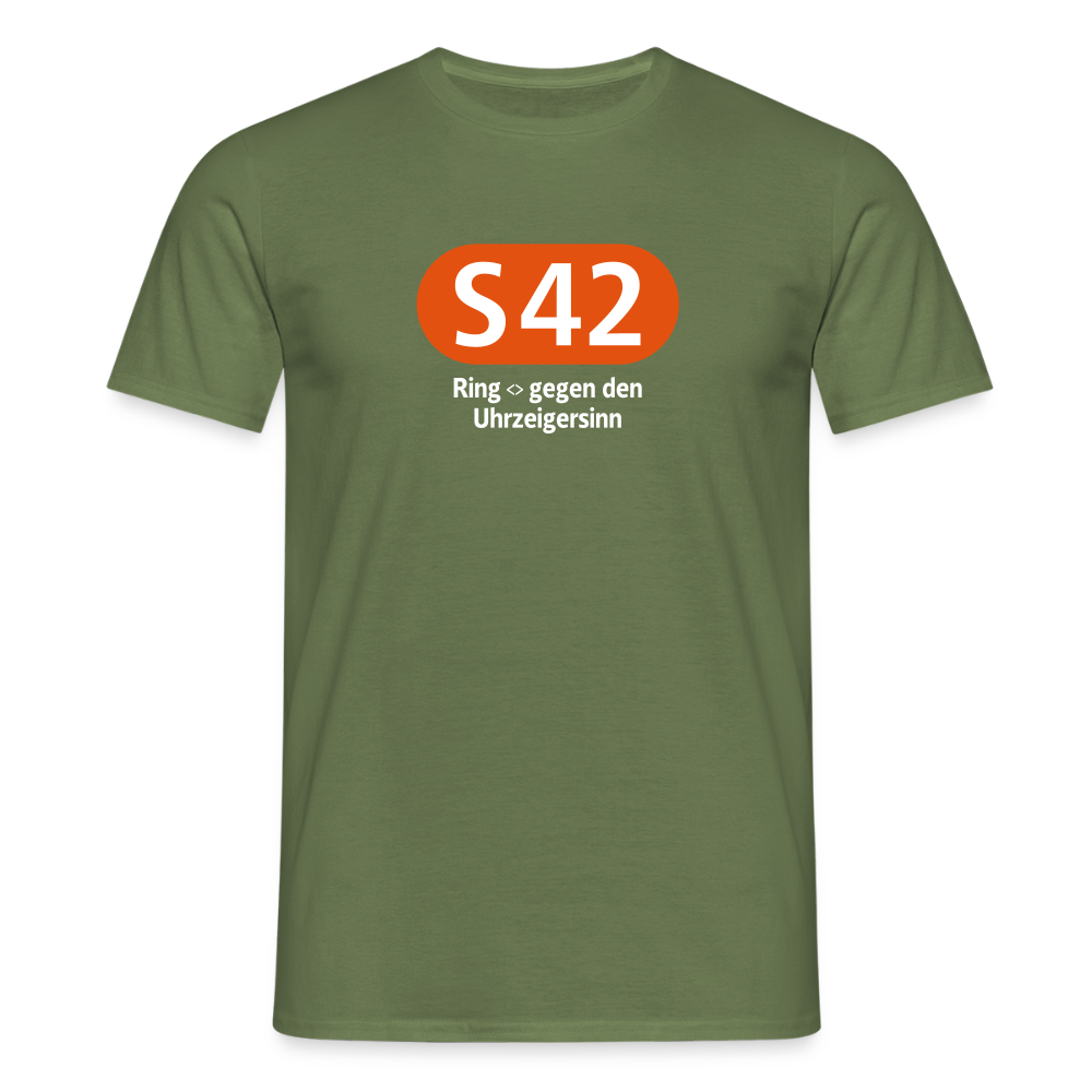 S42 - Männer Premium T-Shirt - Militärgrün
