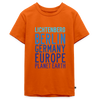 Lichtenberg Planet Earth - Teenager Premium T-Shirt - Orange