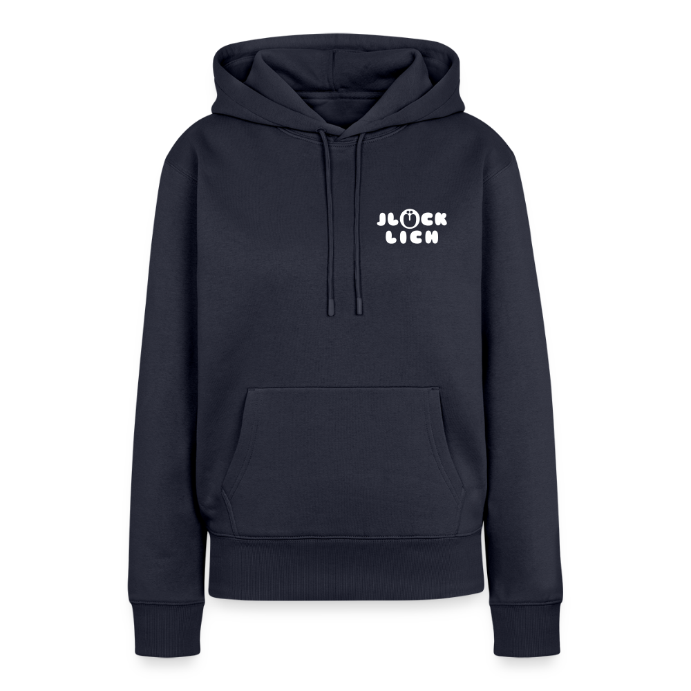 Jlücklich - Frauen Premium Hoodie - Navy