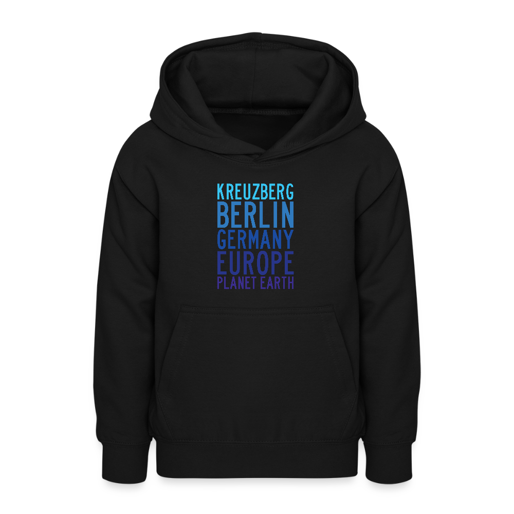 Kreuzberg - Planet Earth - Teenager Hoodie - Schwarz