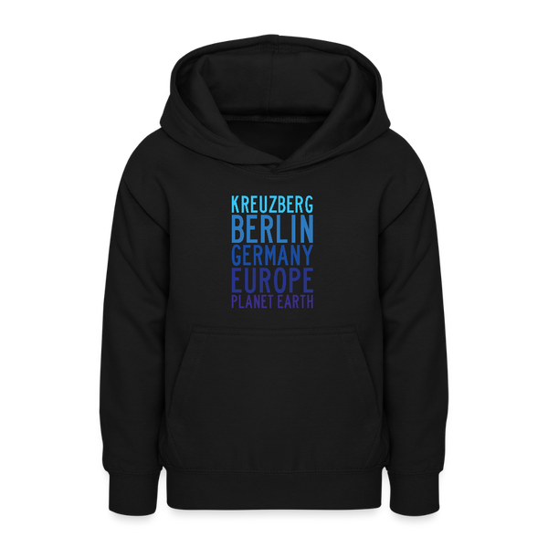 Kreuzberg - Planet Earth - Teenager Hoodie - Schwarz