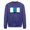 Berliner Skyline in Streifen - Unisex Bio Sweatshirt - Dämmerung