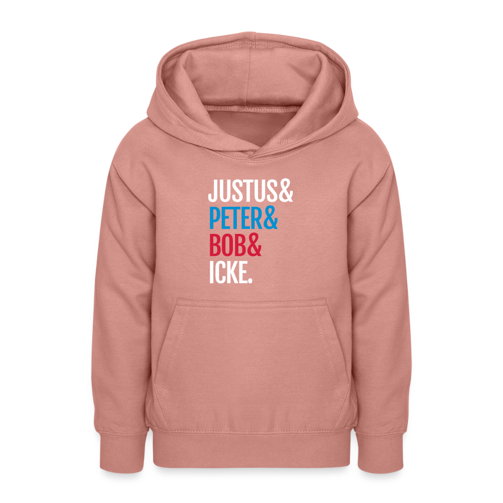 Justus & Peter & Bob & Icke - Teenager Hoodie - Altrosa