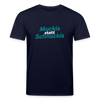 Muckis statt Schnuckis - Unisex Bio T-Shirt - Navy