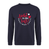 Liebe in der Luft! Berliner Luft! - Unisex Pullover - Navy