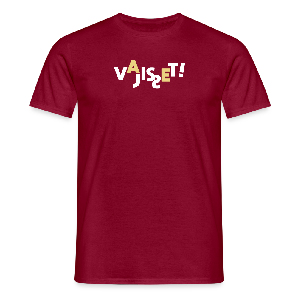 VAJISSET - Männer Premium T-Shirt - Ziegelrot