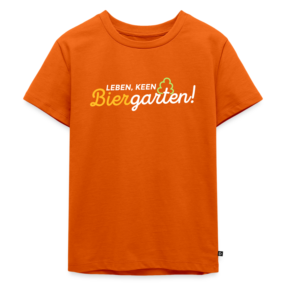 Leben, keen Biergarten! - Kinder Premium T-Shirt - Orange
