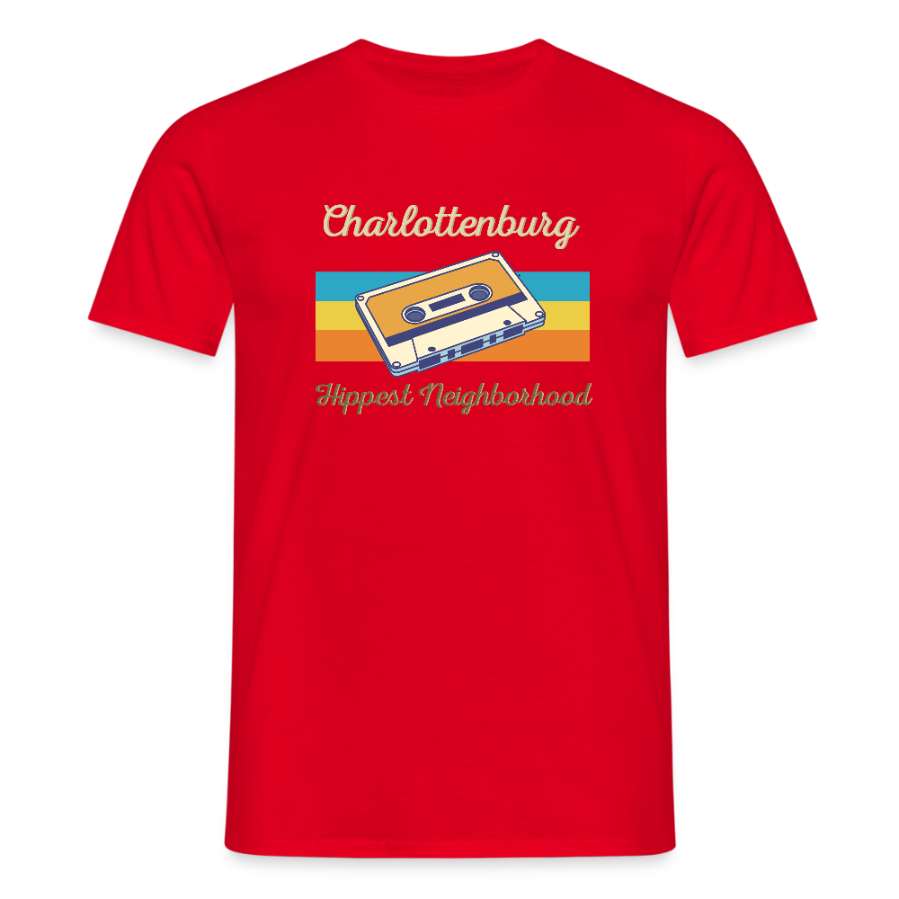 Charlottenburg Hippest Neighborhood - Männer Premium T-Shirt - Rot