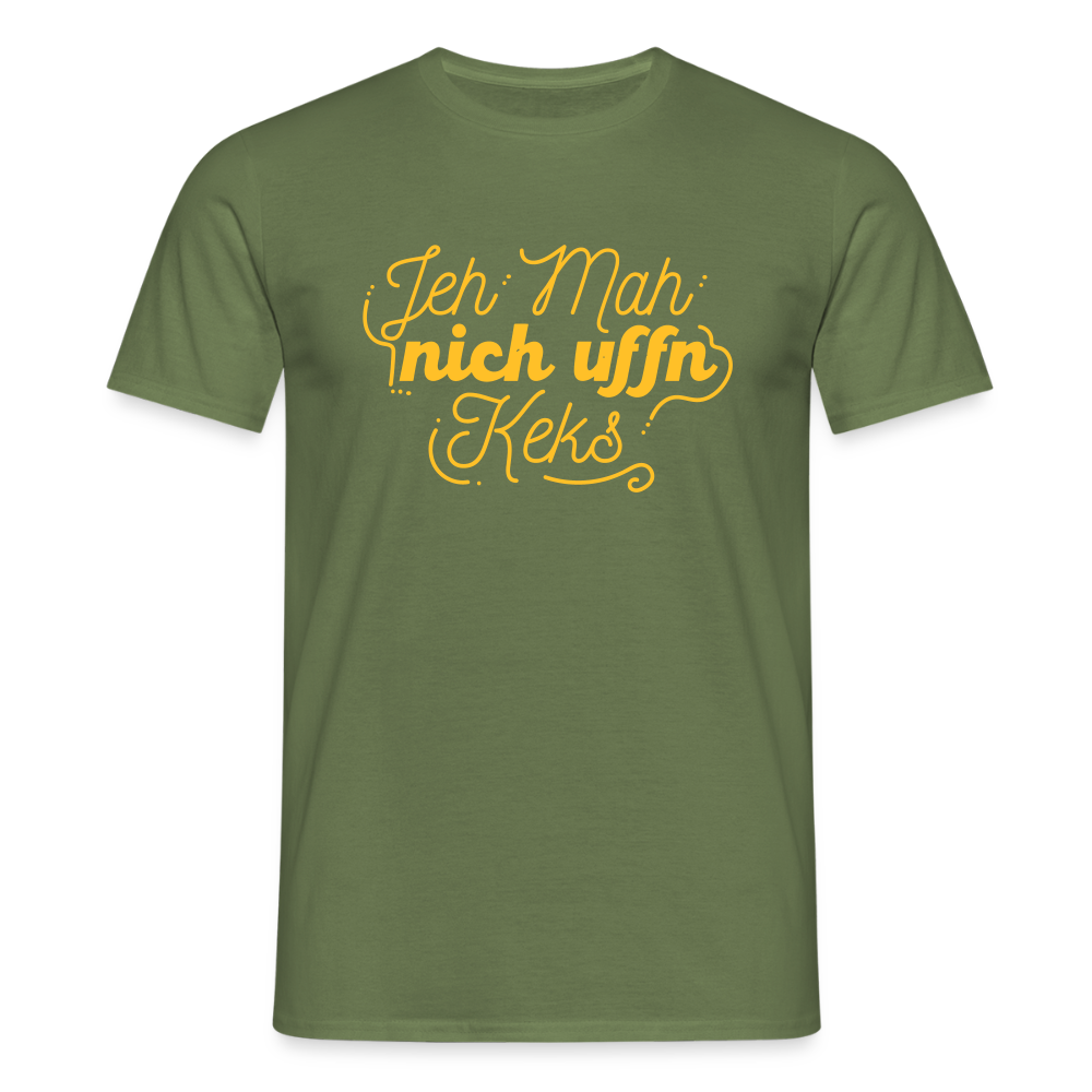 Jeh mah nich uffn Keks gelb - Männer Premium T-Shirt - Militärgrün
