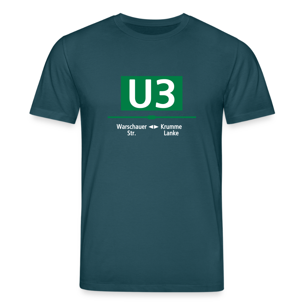 U3 - Unisex Bio T-Shirt - Dunkles Petrol
