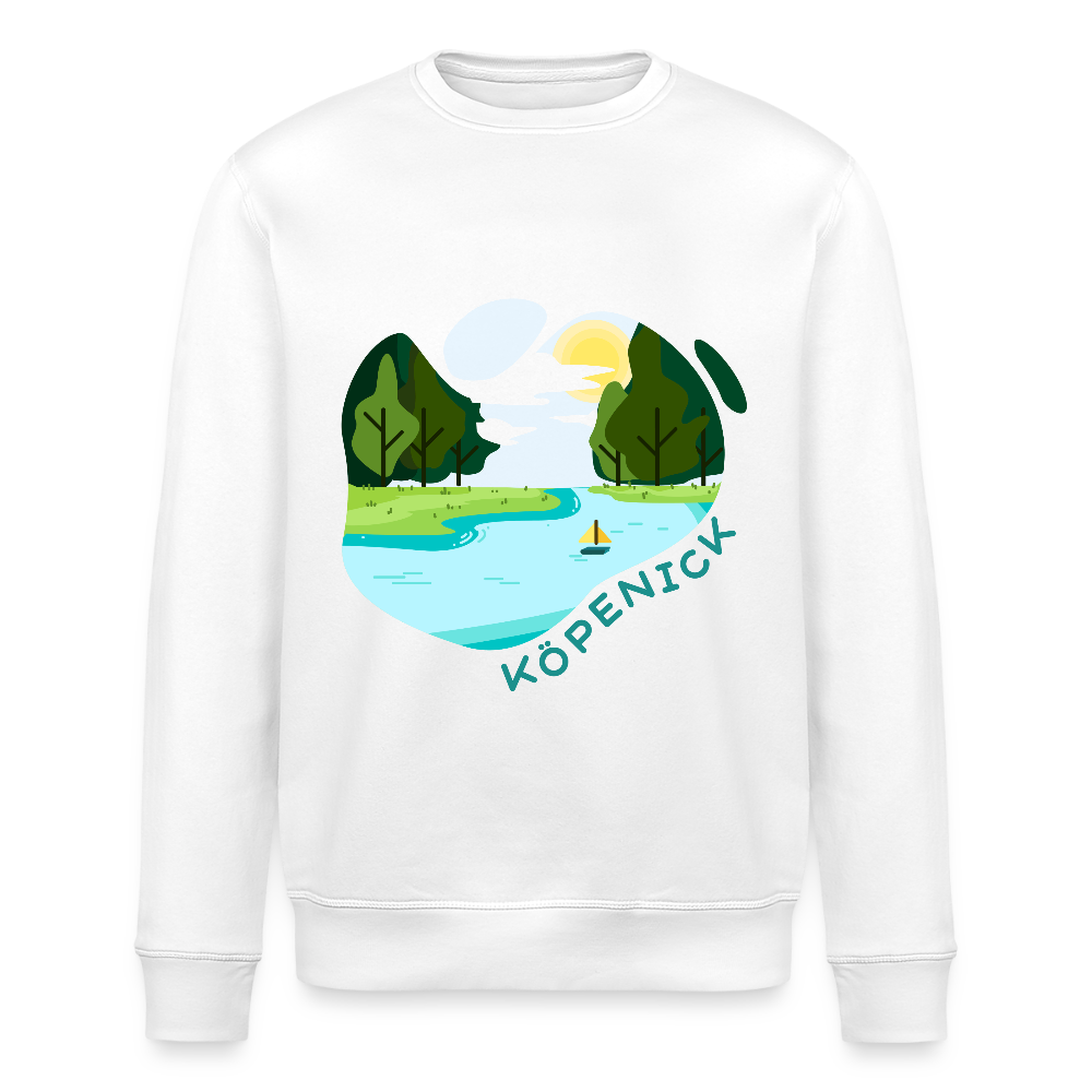 Köpenick am Wasser - Unisex Bio Sweatshirt - Weiß