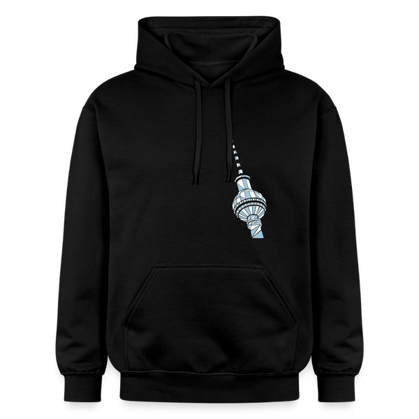 Fernsehturm Geometrie - Hoodie - Schwarz