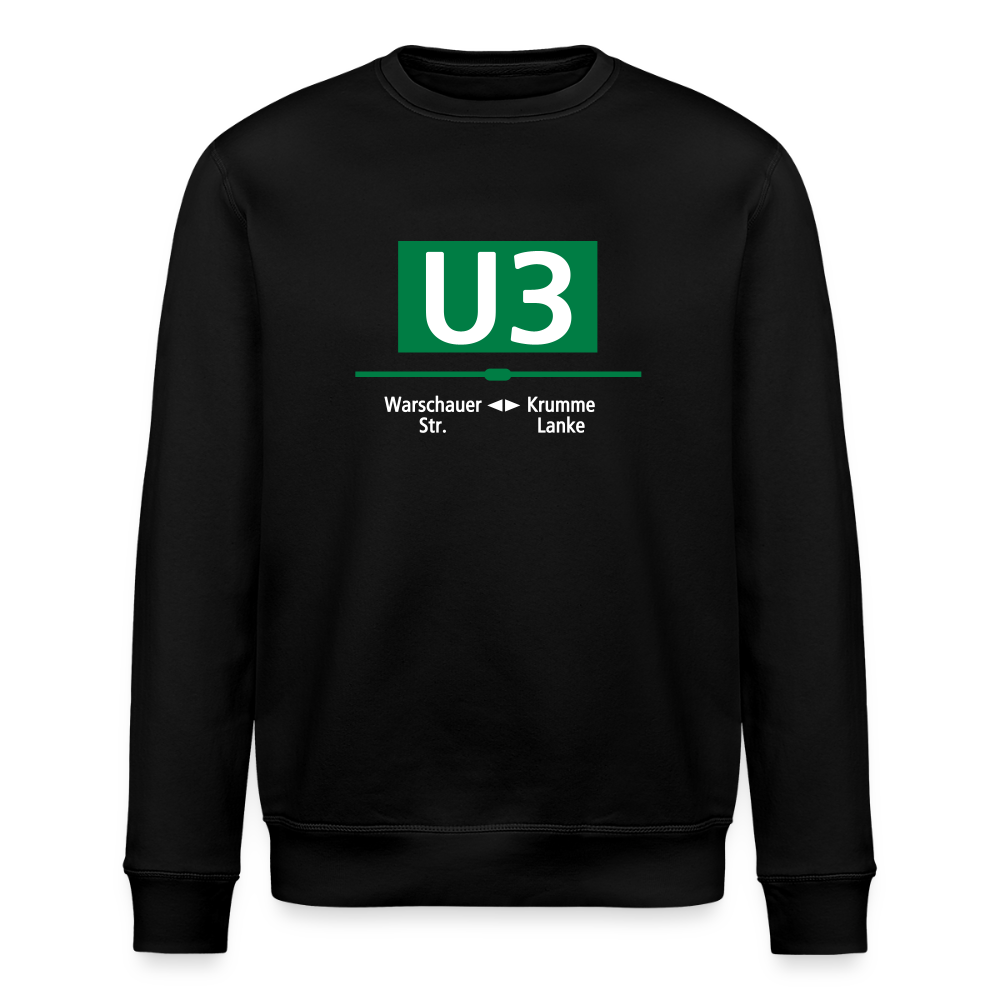 U3 - Unisex Bio Sweatshirt - Schwarz