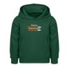 Würgt dir das Leben Chilis rein, lass dich auf 'ne scharfe Currywurst ein! - Kinder Hoodie - Flaschengrün