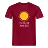 Ick fühl mir prima - Männer Premium T-Shirt - Ziegelrot
