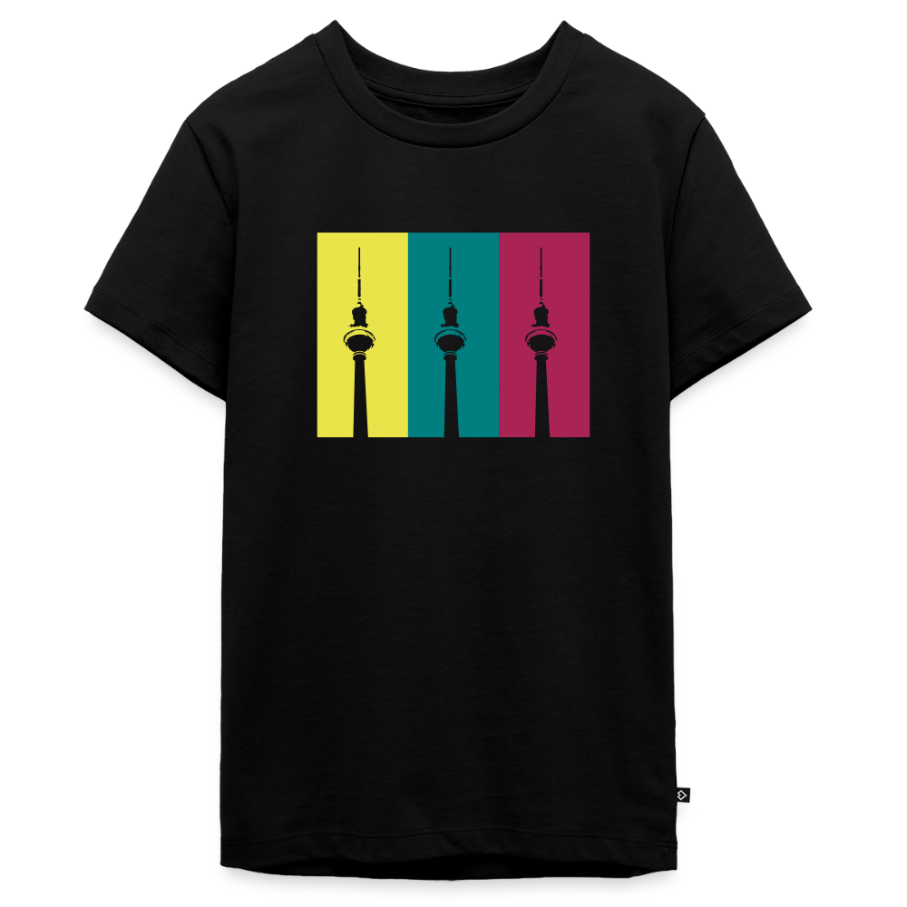 Berlin Retro - Teenager Premium T-Shirt - Schwarz