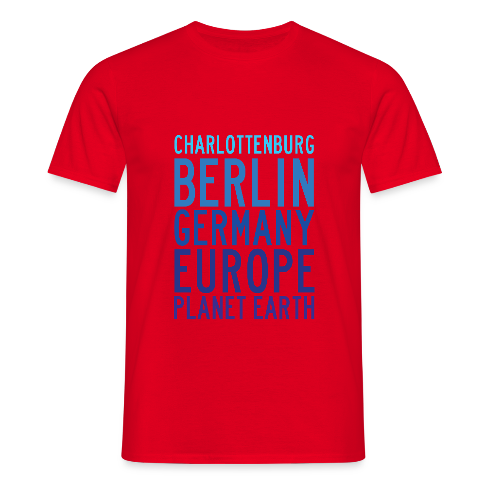 Charlottenburg - Earth - Männer Premium T-Shirt - Rot