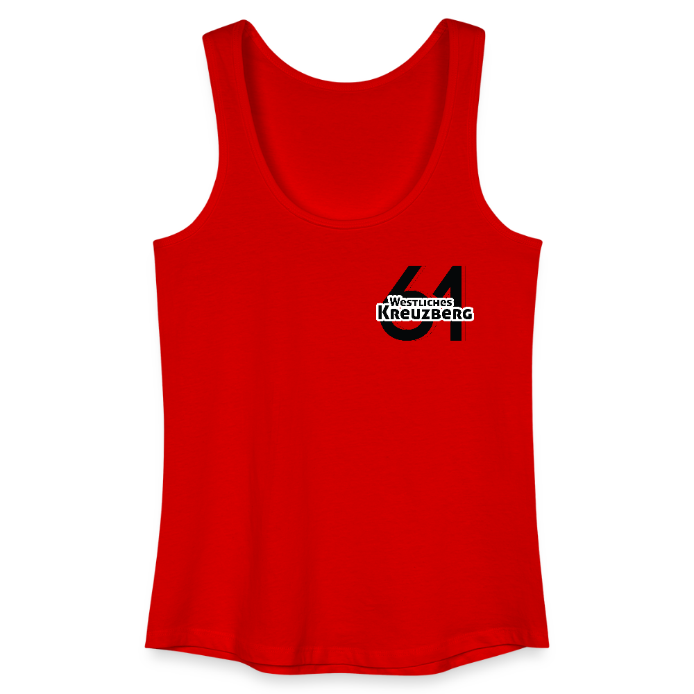 Westliches Kreuzberg - Frauen Bio Tank Top - Rot