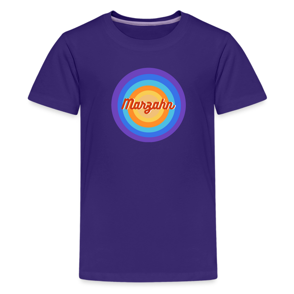 Marzahn Retro - Teenager Premium T-Shirt - Lila