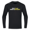 Nich faul! Energieeffizient! - Männer Sport Langamshirt - Schwarz
