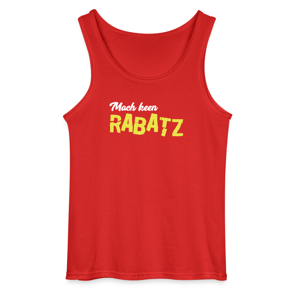 Mach keen Rabatz - Männer Tank Top - Rot