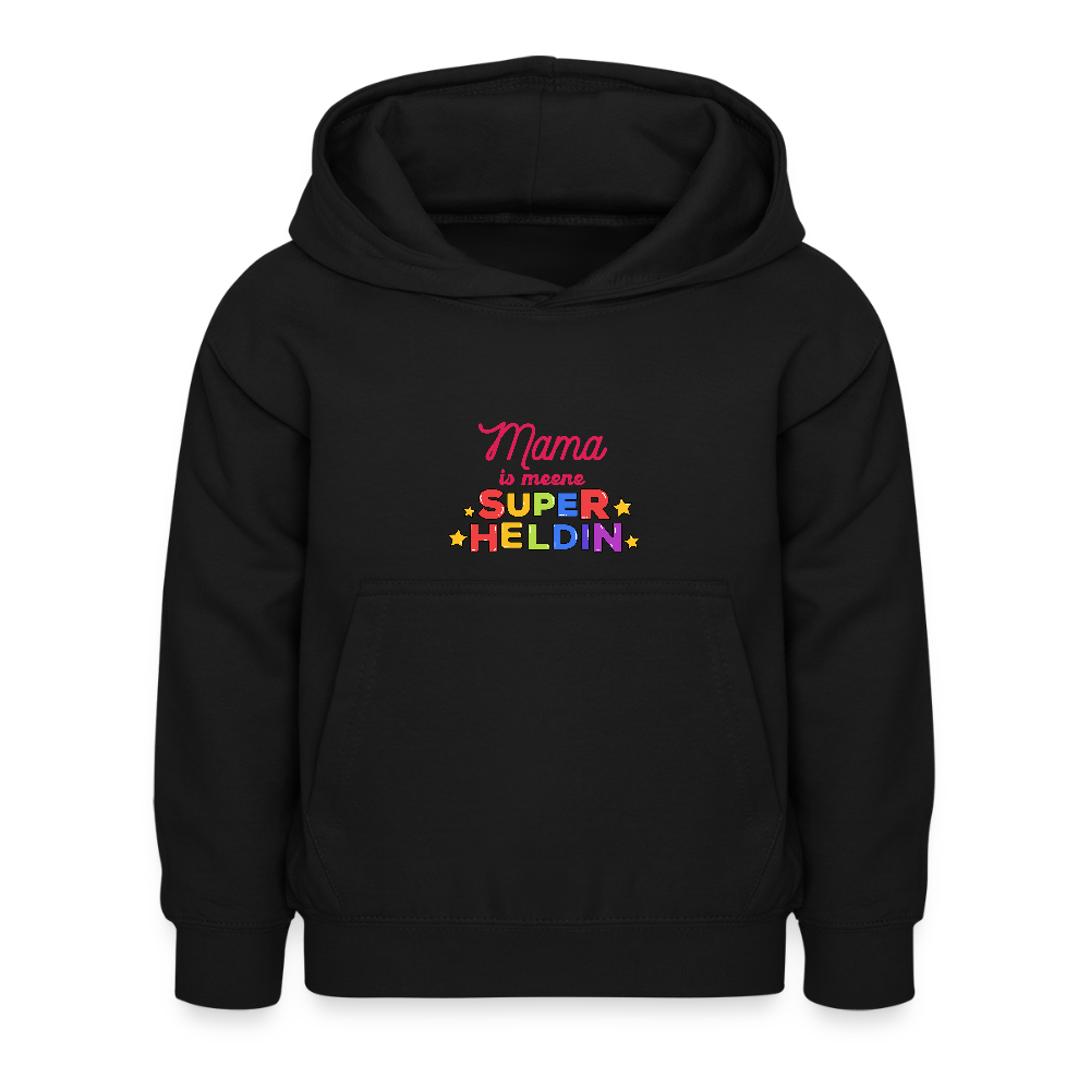 Meene Heldin - Kinder Hoodie - Schwarz