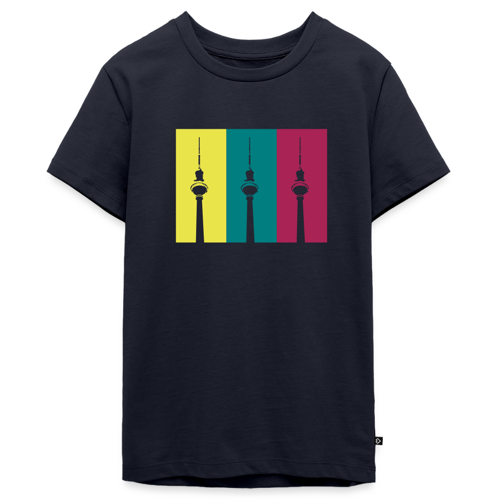 Berlin Retro - Teenager Premium T-Shirt - Navy