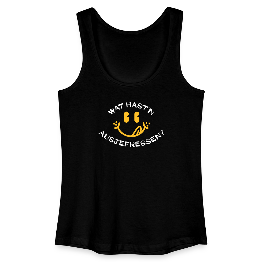 Wat Hast’n Ausjefressen - Frauen Bio Tank Top - Schwarz