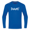 Schnuppe! - Männer Sport Langamshirt - Royalblau