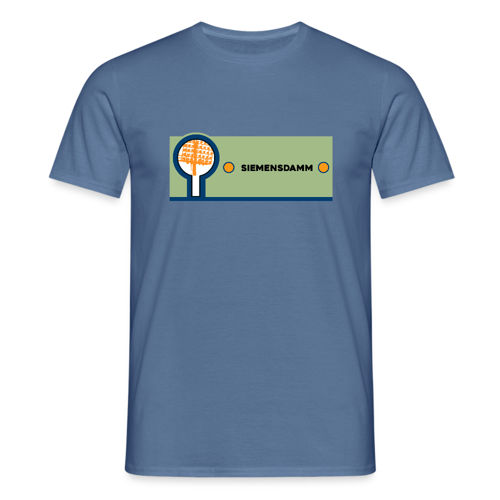 Siemensdamm - Männer Premium T-Shirt - Taubenblau