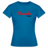 Marzahn Berlin - Frauen Premium T-Shirt - Antikblaues Saphir meliert