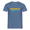 Neukölln Berlin Retro - Männer Premium T-Shirt - Taubenblau